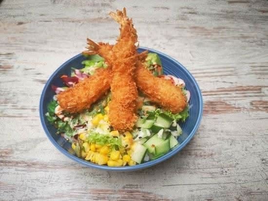 Shrimp Tempura Poke Bowl.
