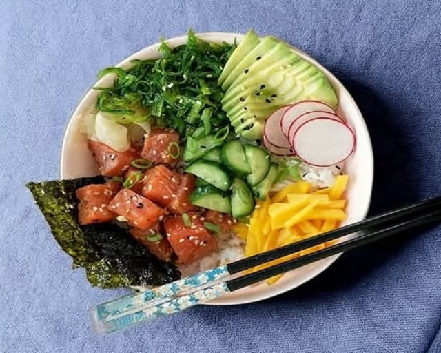 Salmon Poke Bowl.