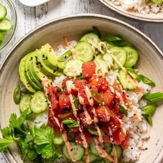 Spicy Tuna Poke Bowl